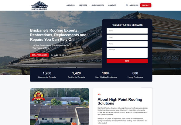 Web Design for Tradies » VisualWeb Web Design for Tradies » VisualWeb